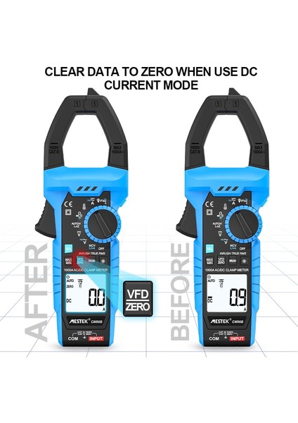 CM83A 600A Ac CM86B 1000A Ac Dc Dijital Pens Metre Multimetre Pinza Amperimetrica True Rms Yüksek Hassasiyetli Kapasite Ncv Ohm Hz Test Cihazı (Yurt Dışından) modelleri