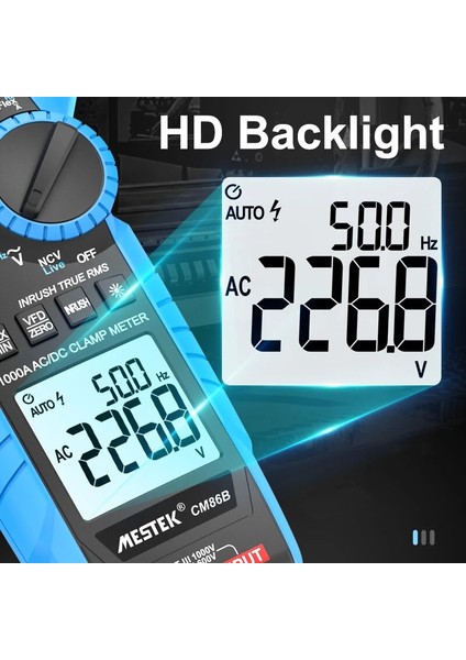 CM83A 600A Ac CM86B 1000A Ac Dc Dijital Pens Metre Multimetre Pinza Amperimetrica True Rms Yüksek Hassasiyetli Kapasite Ncv Ohm Hz Test Cihazı (Yurt Dışından) fırsatları