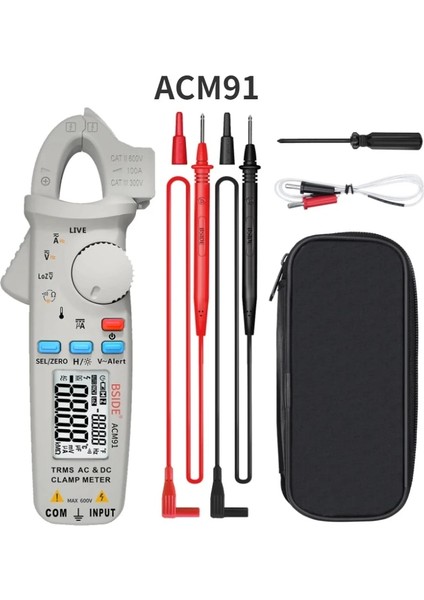 ACM81-BLUE Dijital Pens Metre T-Rms 1ma Yüksek Hassasiyetli Dc Ac Ampermetre Multimetre Araba Tamir Akım Volt Sıcaklık Kondansatör Ohm Hz Test Cihazı (Yurt Dışından) fiyatları