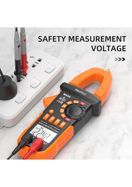 SK11 MK06 Akıllı Dijital Pens Metre Ac Dc Akım Kelepçesi Voltmetre Dijital Ampermetre Amperimetrik Kelepçe True Rms Kapasite Multimetre (Yurt Dışından)