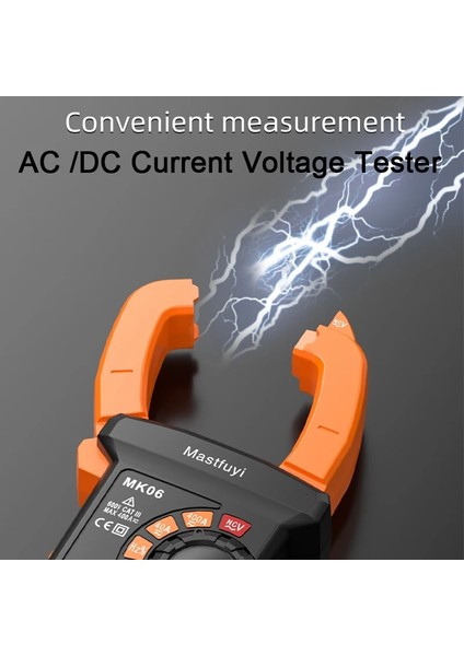 SK11 MK06 Akıllı Dijital Pens Metre Ac Dc Akım Kelepçesi Voltmetre Dijital Ampermetre Amperimetrik Kelepçe True Rms Kapasite Multimetre (Yurt Dışından)