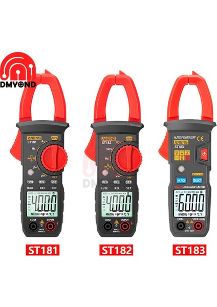 ST182 Aneng ST181 Dijital Pens Metre Dc/ac 6000 Sayım Multimetre Ampermetre Gerilim Test Cihazı Araba Amp Hz Kapasite Ncv Ohm Sıcaklık Test Cihazı (Yurt Dışından)