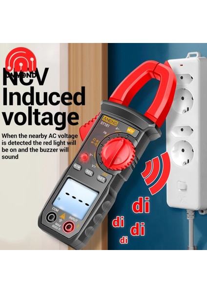 ST182 Aneng ST181 Dijital Pens Metre Dc/ac 6000 Sayım Multimetre Ampermetre Gerilim Test Cihazı Araba Amp Hz Kapasite Ncv Ohm Sıcaklık Test Cihazı (Yurt Dışından)