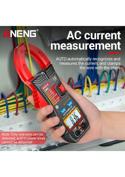 CM81 Kırmızı Aneng CM80/CM81 Dijital Pens Metre Ac Akım Multimetre Ampermetre Gerilim Test Cihazı Araba Amp Hz Kapasite Ncv Ohm Testi Yeni (Yurt Dışından)