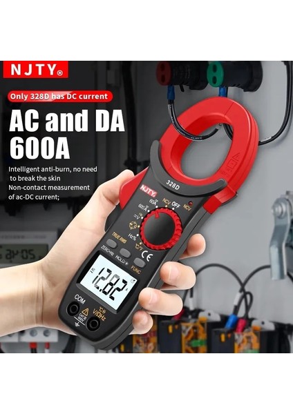 3266TA Njty Dijital Pens Metre Ac Dc Akım Pens Metre Ncv Voltmetre Test Cihazı Multimetre Ohm Test Cihazı Ampermetre Deri Kılıf Araçları ile (Yurt Dışından) fiyatları