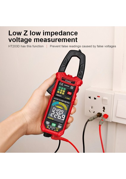Dijital Pens Metre HT203D Dijital Pens Metre Ac Akım Mlutimetre Ac/dc Gerilim Gerilim Test Cihazı Amp Ohm Süreklilik Hz Elektrikli Alet (Yurt Dışından) fırsatları