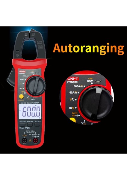 UT210A Unı-T UT204 Pro UT210E Max Dijital Akım Pens Metre Multimetre True Rms 400-600A Otomatik Aralığı Voltmetre Direnç Testi (Yurt Dışından) modelleri