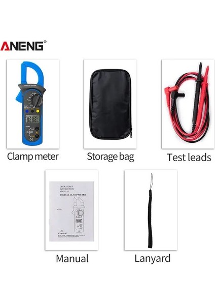 ST201 Mavi ST201 Dijital Pens Metre Multimetre Ampermetre Amperometrik Direnç Ohm Test Cihazı Ac Dc Transistör Voltmetre D Kontak Lcr Metre (Yurt Dışından)