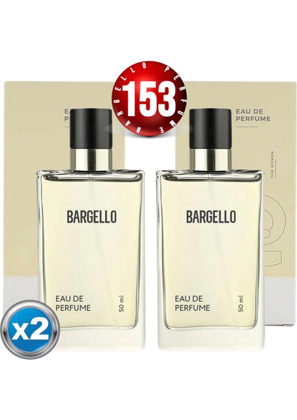 153X2(2 Adet) Kadın Parfüm Floral 50 ml EDP