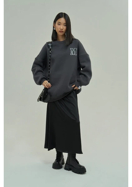 Collection Venera Antrasit Oversize Sweatshirt