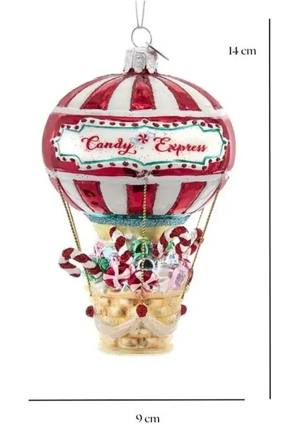 Renkli 14 cm Cam Simli Şekerleme Figürlü Balon Yılbaşı Süsü modelleri