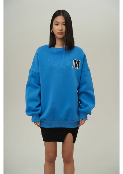 Collection Venera Mavi Oversize Sweatshirt