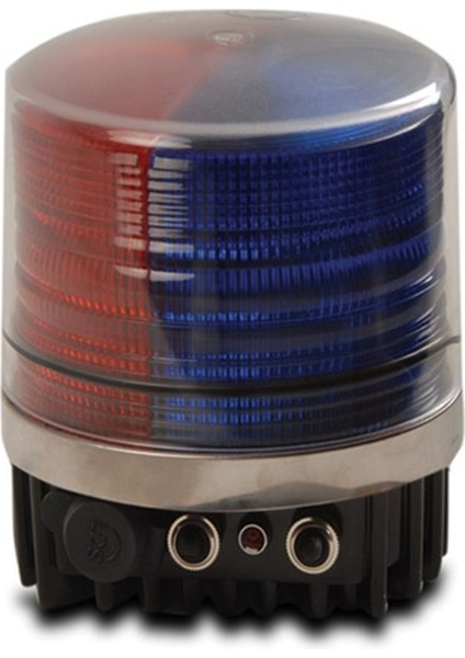 Silindirik İkaz Lambası Vertex 104 Kırmızı Mavi