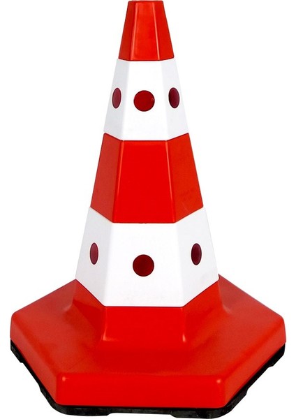 Solar Kırmızı Üçgen Flaşörlü Klasik Kedi Gözlü Trafik Konisi Seti fiyatları