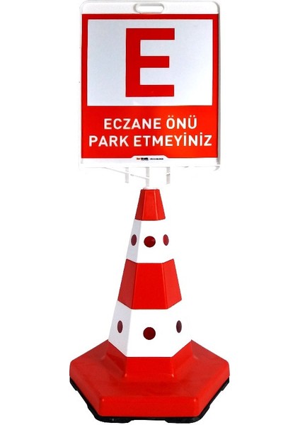 Eczane Önü Park Yapılmaz Klasik Kedi Gözlü Ağırlıklı Koni Seti
