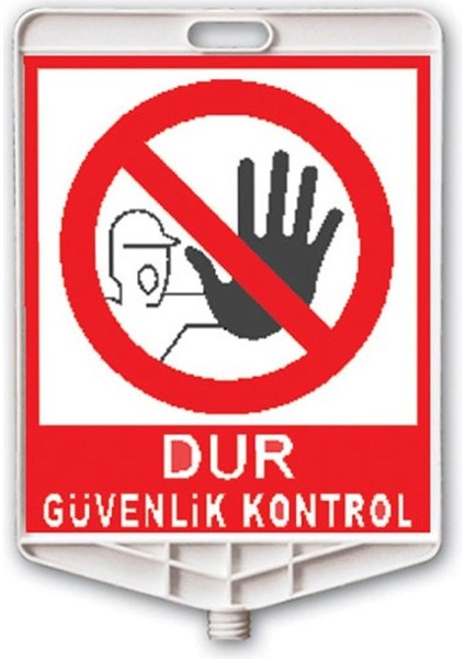 Klasik Kedi Gözlü Ağırlıklı Boş Levhalı Trafik Koni Seti Trafik Dubası (Dikdörtgen) modelleri