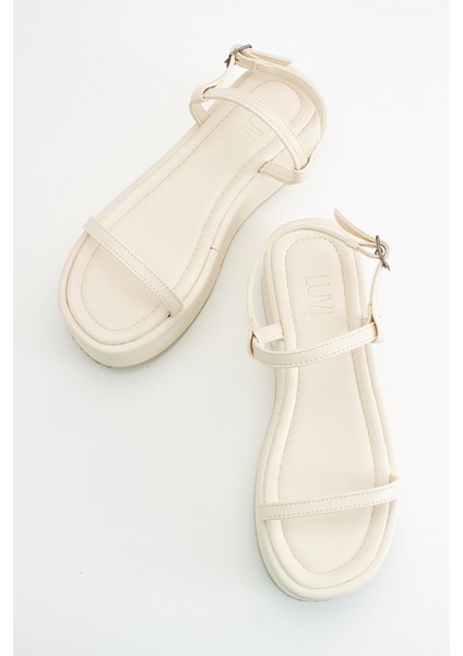 Lina Ekru Bej Kadın Sandalet fiyatları