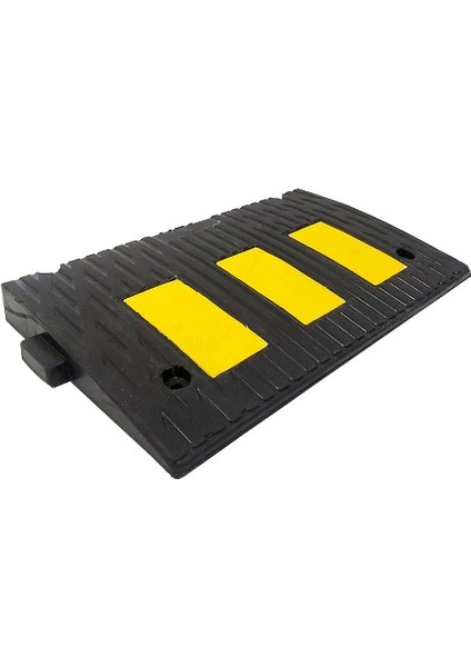 Kauçuk Rampa Set, Otopark Rampası, Kaldırım Rampası 50x30x4,5 cm - 3 Bantlı - 3 Metre