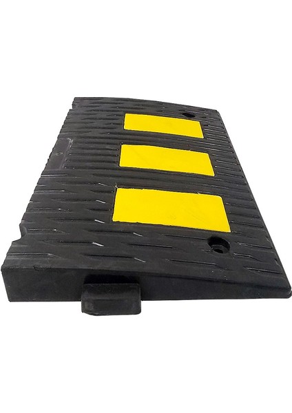 Kauçuk Rampa Set, Otopark Rampası, Kaldırım Rampası 50x30x4,5 cm - 3 Bantlı - 3 Metre