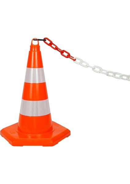 Plastik Zincir Kırmızı-Beyaz 15 m modelleri