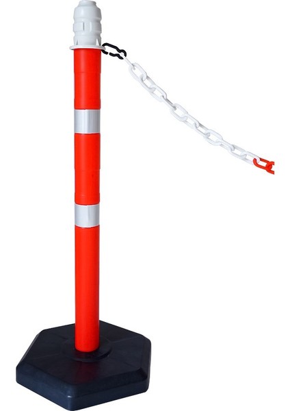 Plastik Zincir Kırmızı-Beyaz 15 m fırsatları