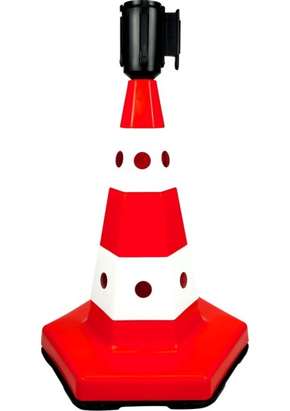 Klasik Kedi Gözlü Trafik Konisi 50 cm Ağırlıklı Trafik Dubası modelleri