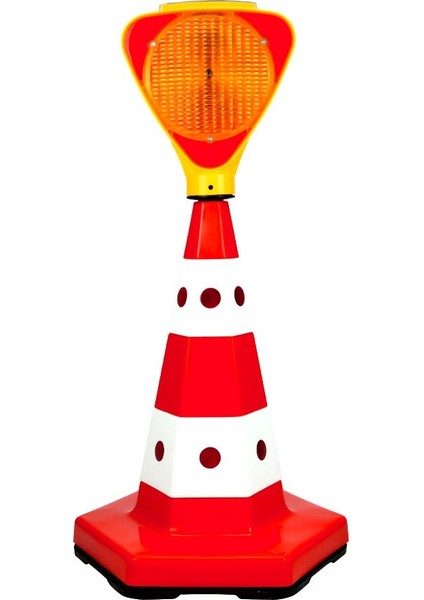 Klasik Kedi Gözlü Trafik Konisi 50 cm Ağırlıklı Trafik Dubası fırsatları