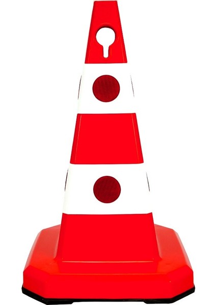 10 Adet Ultra Kedi Gözlü Trafik Konisi Ağırlıklı 60cm Trafik Dubası modelleri