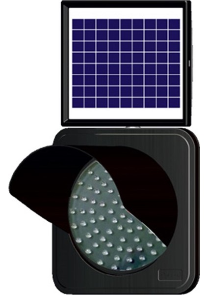 300 mm Ledli Güneş Enerjili Flaşör, Solar Çakar Lamba