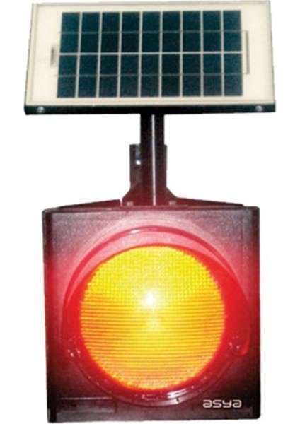 200 mm Power Ledli Güneş Enerjili Flaşör, Solar Çakar Lamba