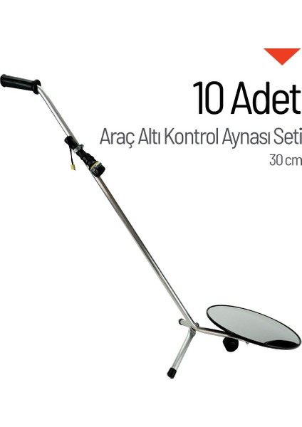 Araç Altı Kontrol Aynası 30 cm Onlu Set
