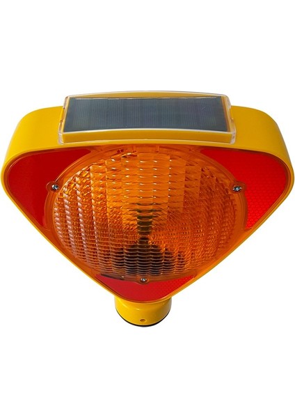 Solar Flaşörlü Ledli Lamba Sarı