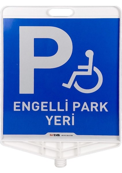 Engelli Park Yeri Çift Taraf Baskı Ultra Kedi Gözlü Ağırlıklı Trafik Koni Seti Trafik Dubası modelleri