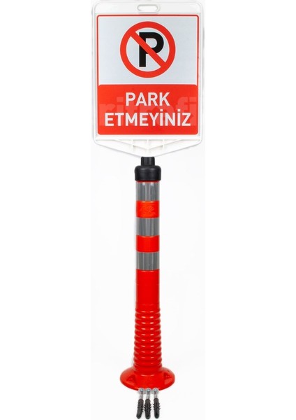 Park Etmeyiniz Uyarı Levhalı Delinatör Seti