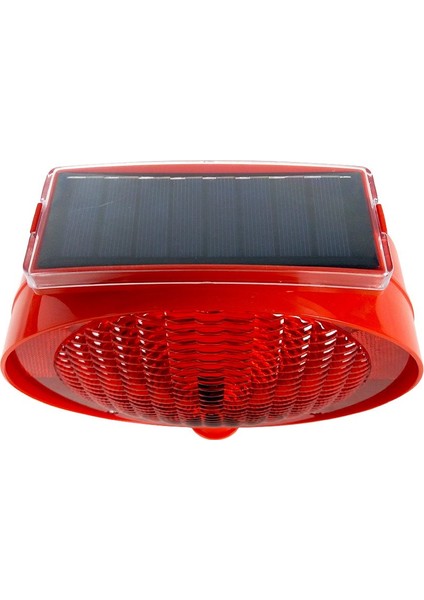 Solar Kırmızı Yuvarlak Flaşörlü Sarı Delinatör Seti