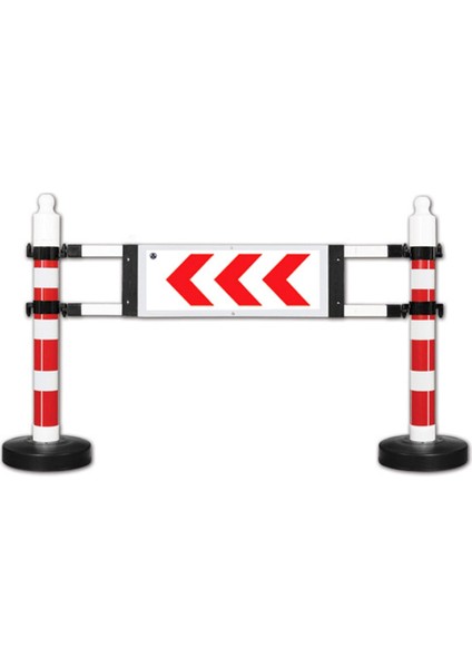 Dubalı Uyarı Levhalı Bariyer, Viraj Levha 180 x 120 cm