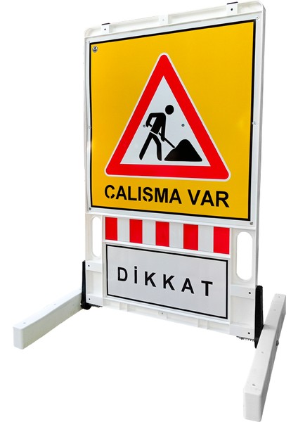 Katlanır Uyarı Levhalı Bariyer 150x90cm fiyatları