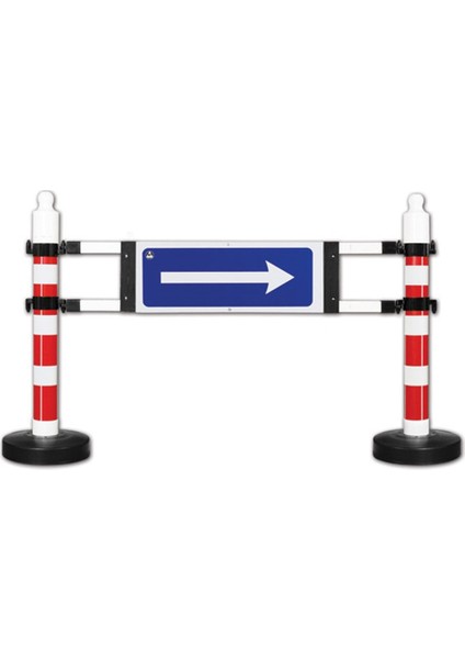 Dubalı Uyarı Levhalı Bariyer, Yön Levhası 1800 x 1200 mm