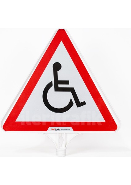 Engelli Park Yeri Üçgen Uyarı Levhalı Delinatör Seti indirimleri
