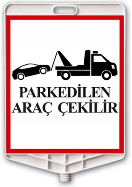 Araç Çekilir Uyarı Levhalı Delinatör Seti