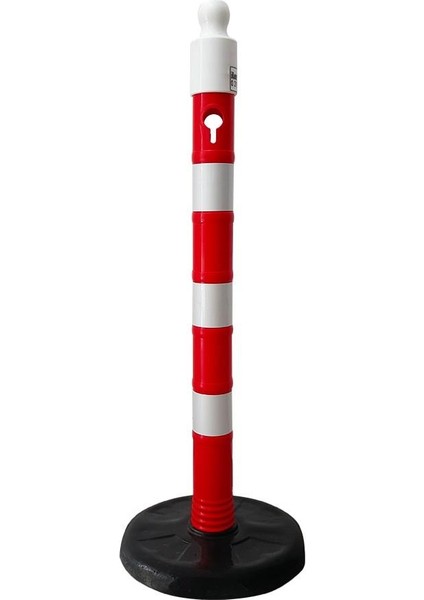 Dubalı Uyarı Dikmesi 80x1100mm Reflektifli 10`lu Set