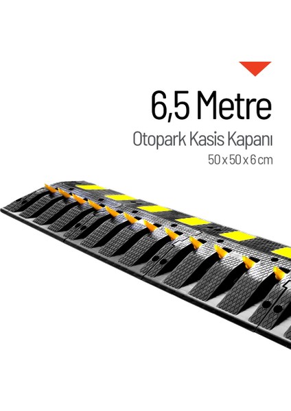 Otopark Kasis Kapanı 50 x 50 x 6 cm 6,5 Metre