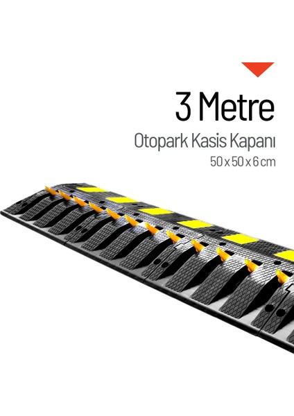Otopark Kasis Kapanı 50 x 50 x 6 cm 3 Metre