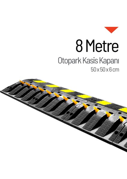 Otopark Kasis Kapanı 50 x 50 x 6 cm 8 Metre