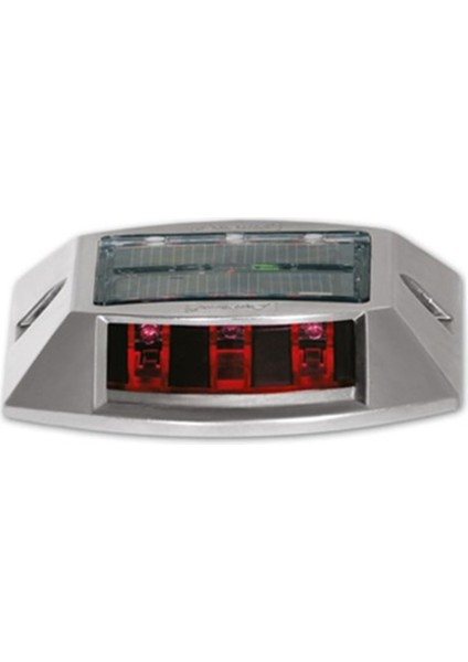 5'li Set Kırmızı Solar Yol Butonu 3x3 Ledli modelleri