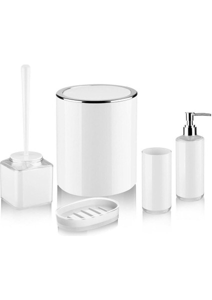 Banyo Seti 5 Li Gri fiyatları