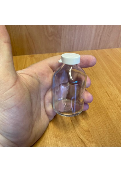 JUNİBELİW 8 Adet Çok Amaçlı Cam Şişe Oda Kokusu Esans Shot Şişesi Çok Amaçlı Plastik Kapaklı 8X50ML
