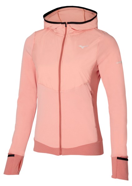 Warmalite Hybrid Kadın Tam Fermuarlı Sweatshirt Pembe