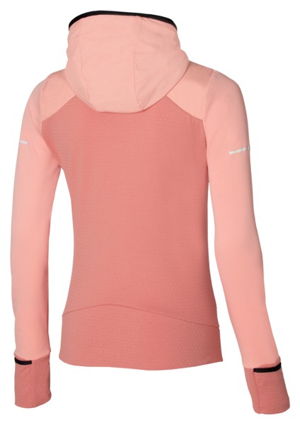 Warmalite Hybrid Kadın Tam Fermuarlı Sweatshirt Pembe