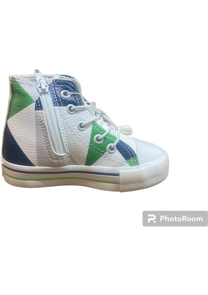 Çocuk Spor Ayakkabı BN-30809 Lacivert Yesil